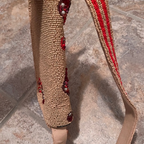 Anthropologie The Fiona Beaded Bag: Food & Drink Edition Mushroom NWT - Picture 11 of 16